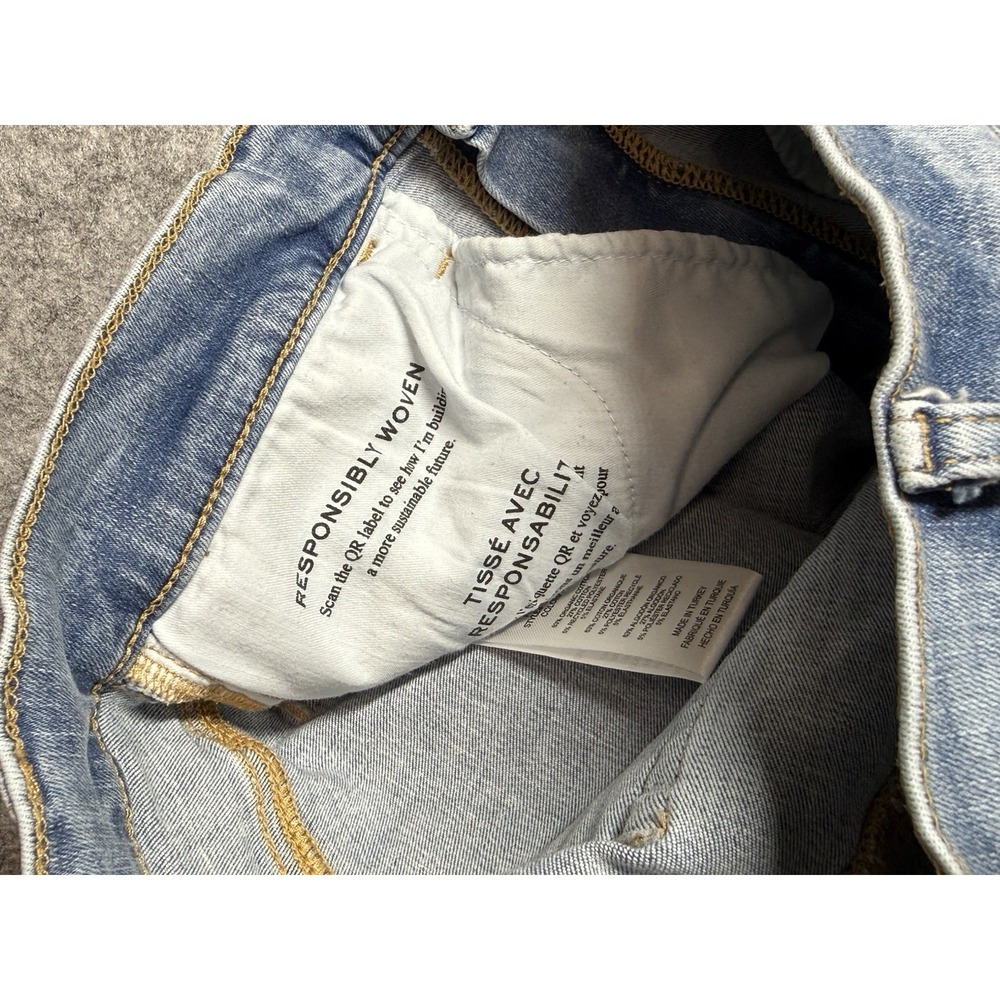 Frame jeans le high straight sz 28 organic cotton distressed hem Ankle Colorado - Picture 6 of 10